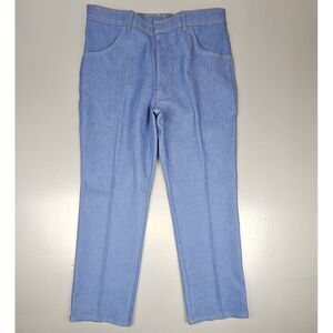 Vintage Wrangler Five Star Jeans Mens 38x29.  Blue Premium Regular Flex Dress‎